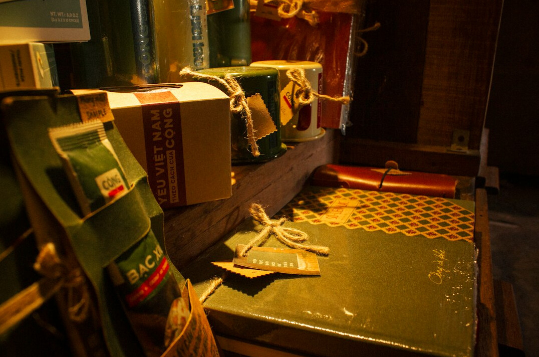 Stack of old newspapers on a wooden desk