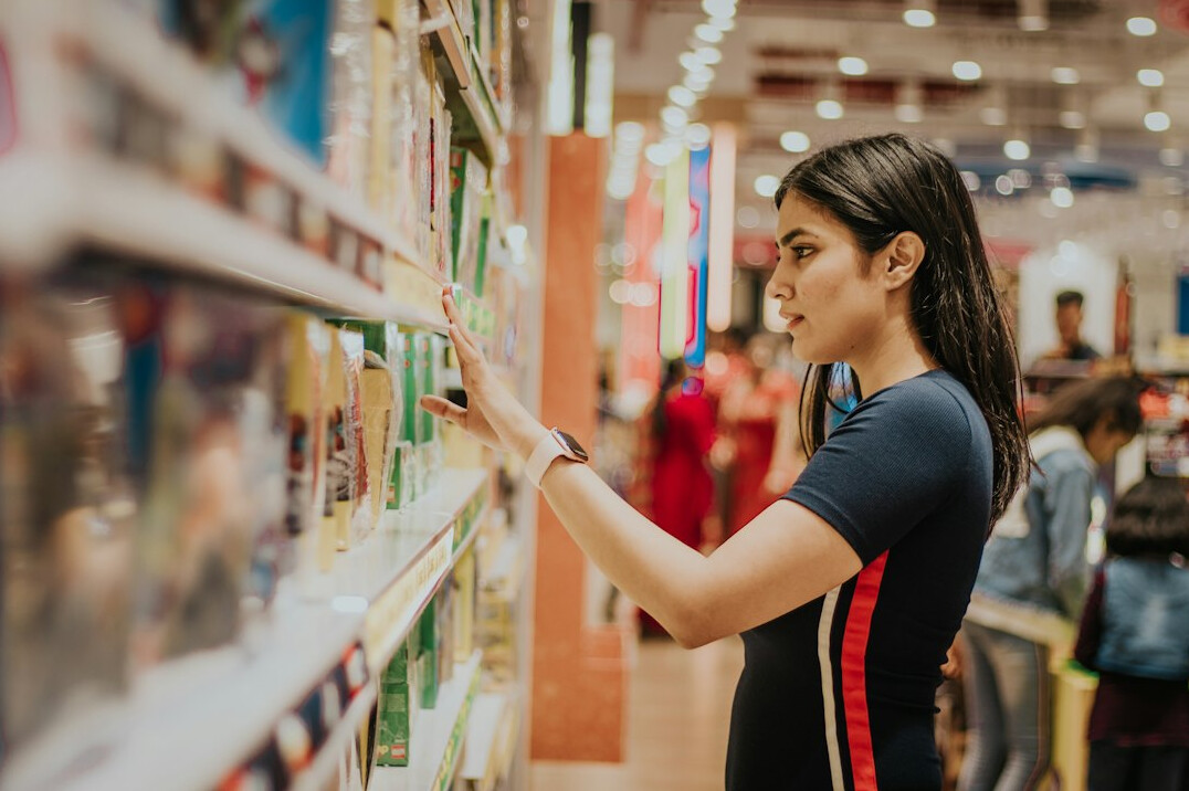 store detective observing customers